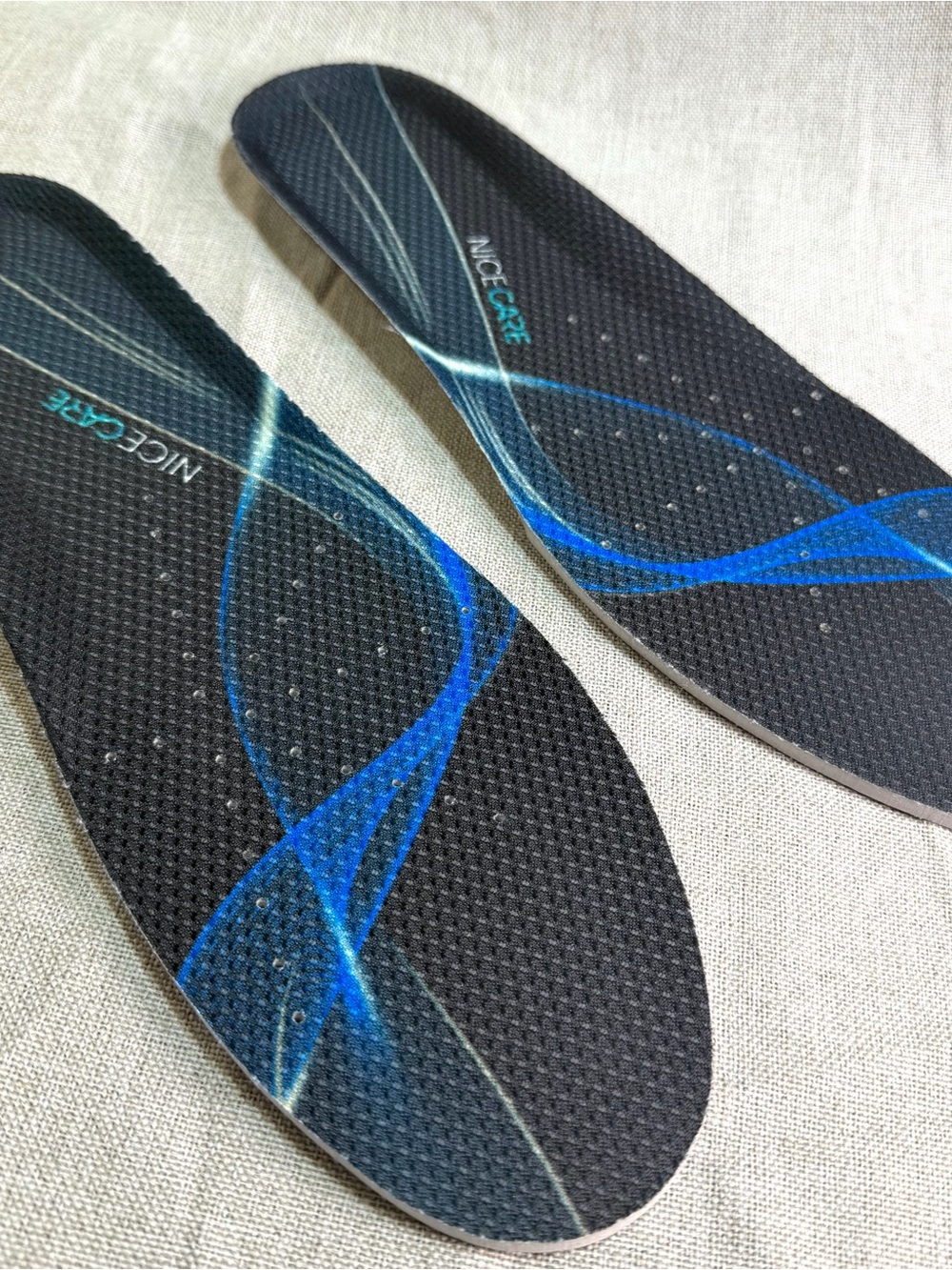 Black & Blue Cushioning Men's Insoles